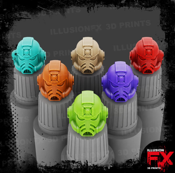 Space Marine Head Toppers (Regular)