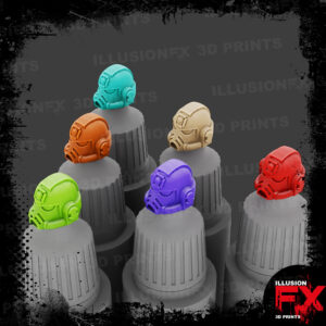 space marine head (micro)