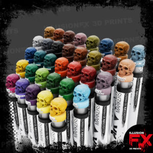 skull head pen toppers ak interactive quick/play markers