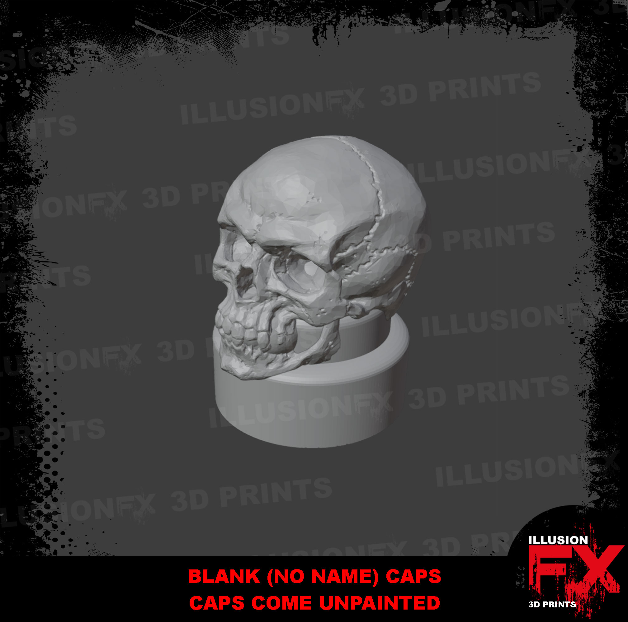 skull head pen toppers ak interactive quick/play markers