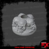 skull rings grey skull rings grey
