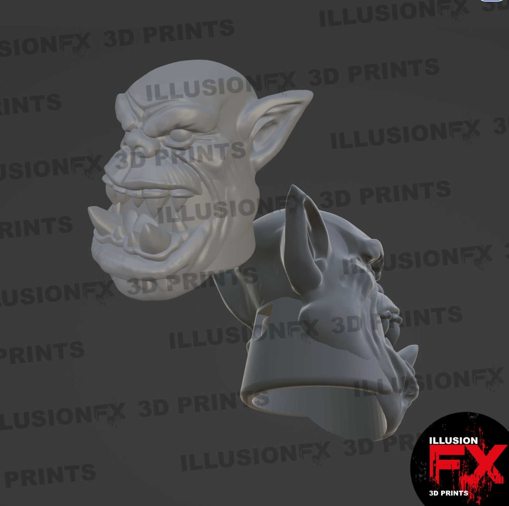 ork head cap toppers (micro size)