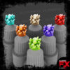 ork head cap toppers (micro size) (copy)