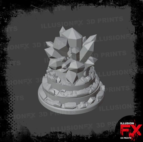 rocks crystals grey