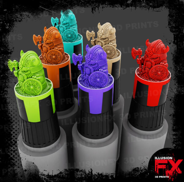 Viking Axe Warrior Cap Toppers- for AK Interactive Bottles viking axe warrior2