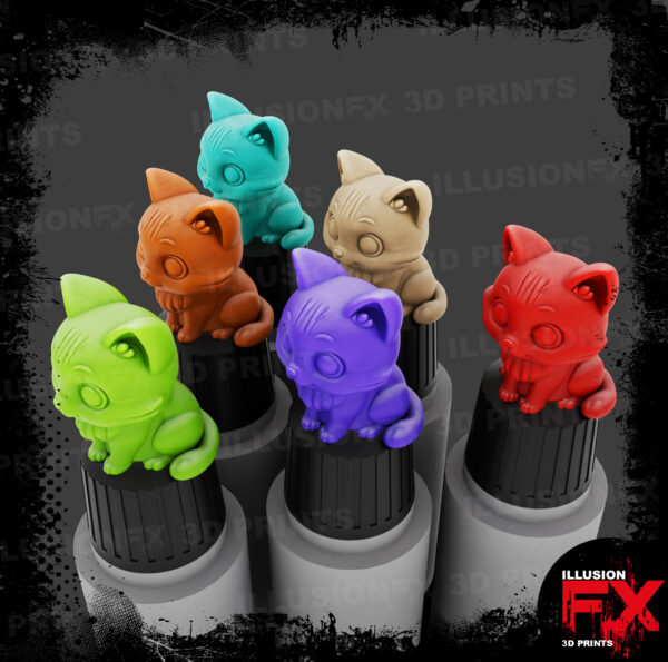 Cute Cat Cap Toppers (Large Size) cat2