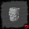 tiki head grey