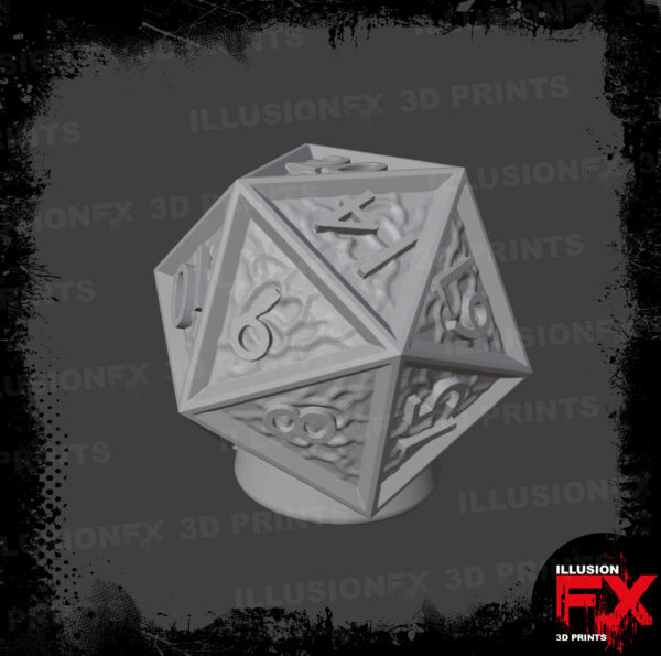 d20 grey