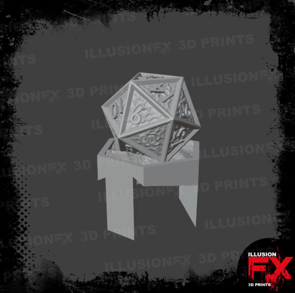 d20 grey