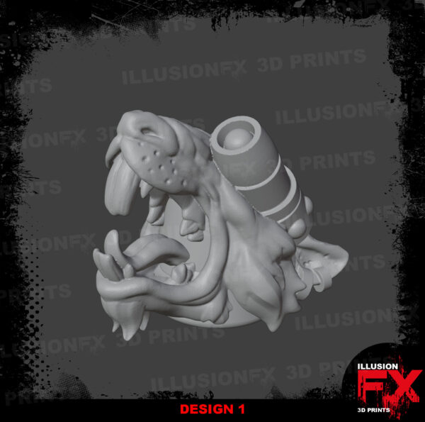 rat head 1 grey