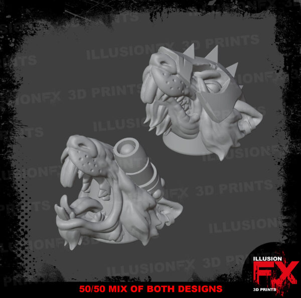 rat head mix grey